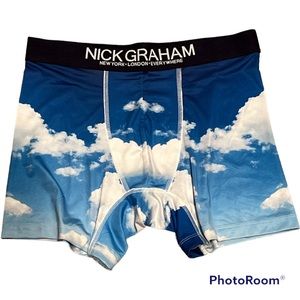 Nick Graham sky boxer briefs men’s underwear Medium M NEW NWT